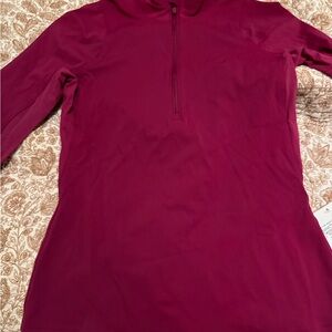 lululemon athletica Maroon Long Sleeve Top